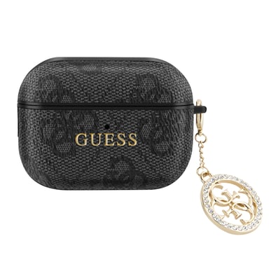 Guess Carcasa AirPods para AirPods Pro con Charm Negro