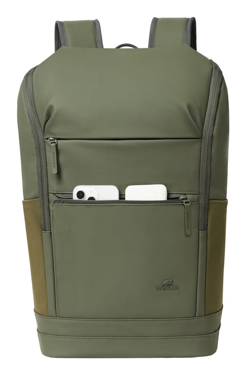 Rivacase Eden sac à dos Sac à dos de voyage Cuir bycast Polyester Polyéthylène téréphtalate recyclé rPET Neuf - vue 3