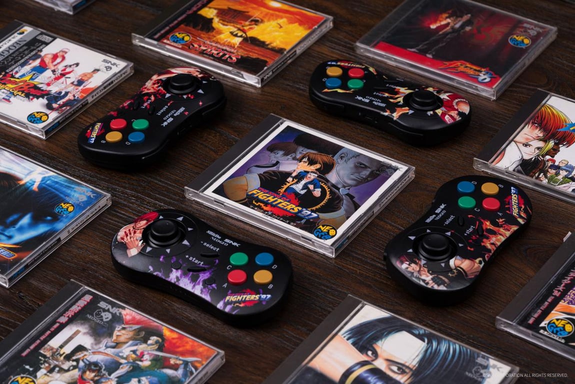 Terry Bogard Edition : 8Bitdo Manette Bluetooth Style SNK Neo Geo compatible PC Windows Android & Neo Geo Mini Neuf - vue 3