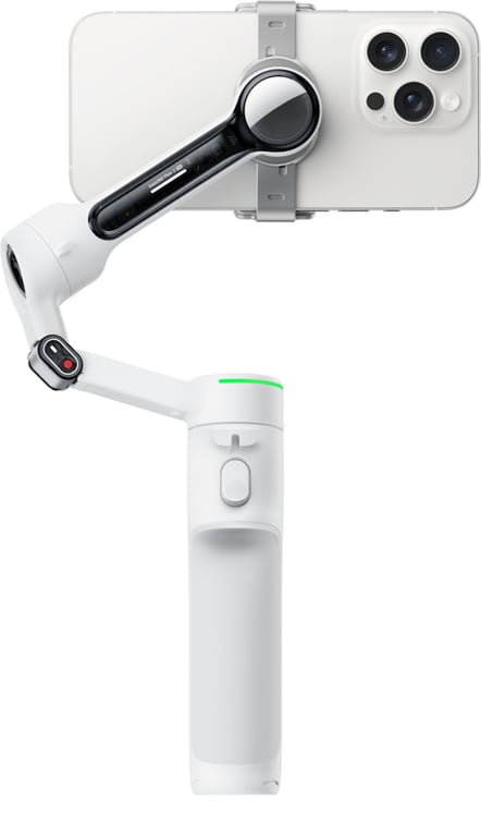 Insta360 Flow 2 Pro Stabilisateur IA Pliable pour iPhoneAndroid 360° Perche à Selfie et trépied intégrés - vue 5