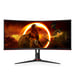 AOC G2 CU34G2X/BK 86,4 cm (34'') 3440 x 1440 pixel Quad HD LED Monitor PC a schermo piatto Nero, Rosso