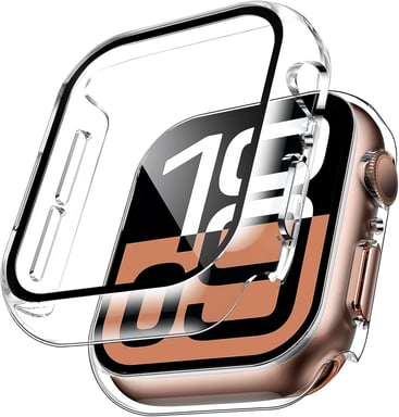 Funda de caja transparente dura antichoque de protección para Apple Watch Series 10 (2024) 46mm