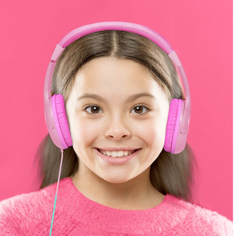 Celly KidsBeat Casques Avec fil Arceau Musique Rose - Neuf