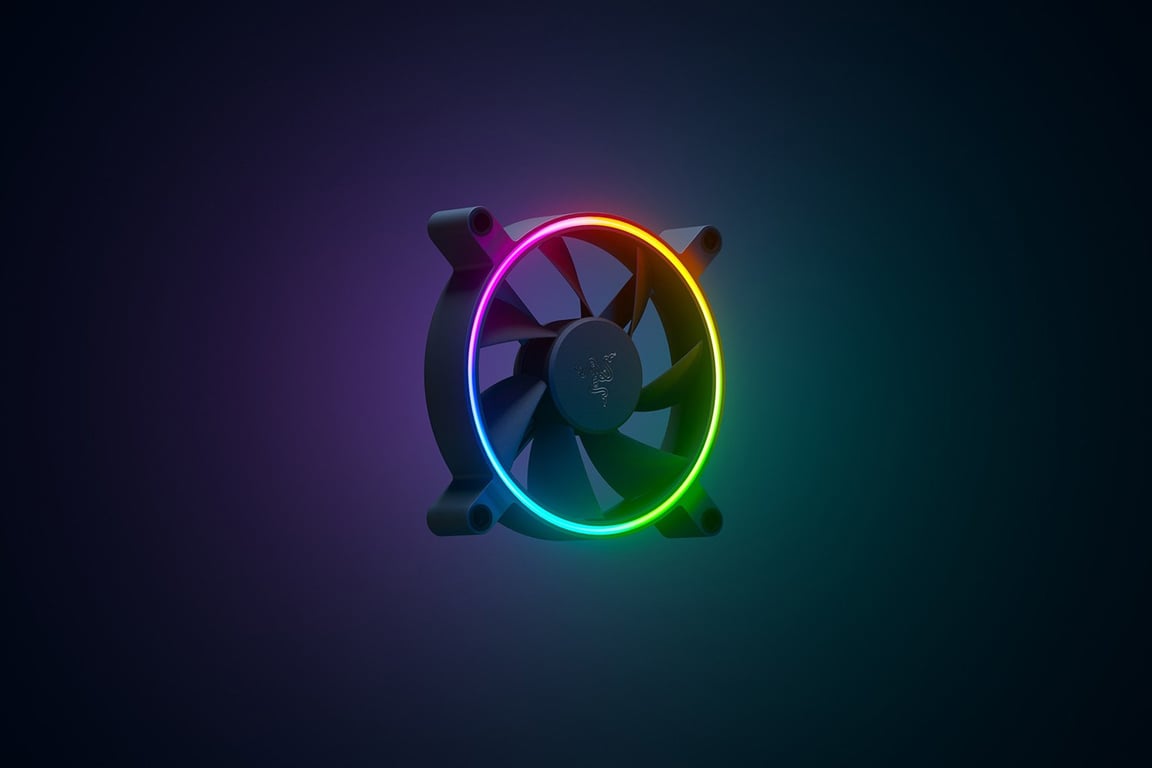 Razer Kunai Chroma Boitier PC Ventilateur 12 cm 1 pièce Neuf - vue 3