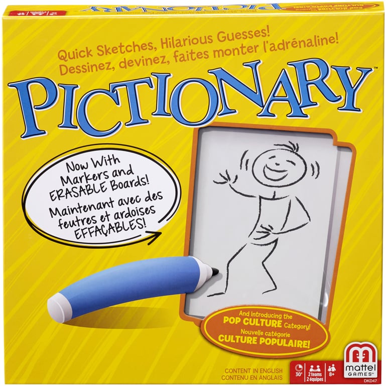 Jeu de Société Mattel Pictionary – Version Espagnole, 8+ Ans - vue 8