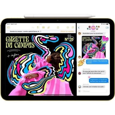 iPad A16 (2025) 11'' Wifi 128 Go, Argent
