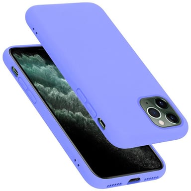 Coque pour Apple iPhone 11 PRO MAX en LIQUID LIGHT PURPLE Housse de protection Étui en silicone TPU flexible