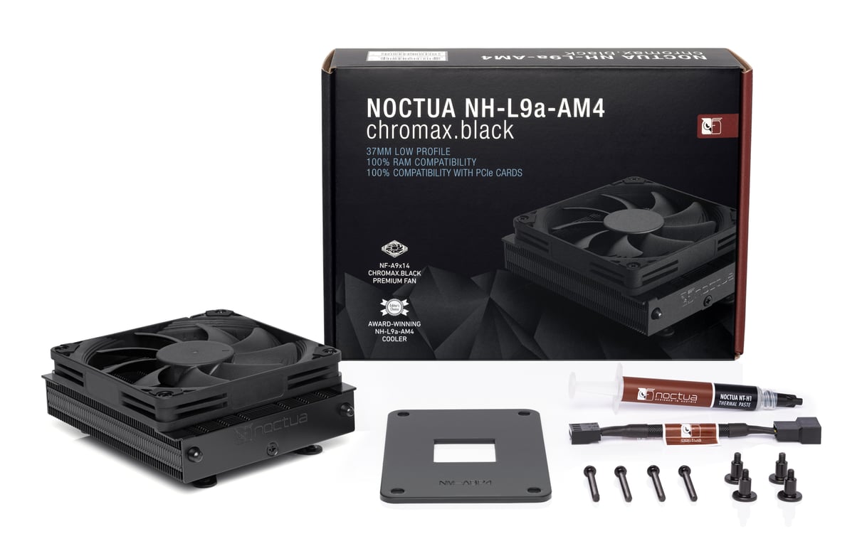 Noctua NH L9a AM4 chromax. Processeur Refroidisseur 9 2 cm Neuf - vue 2