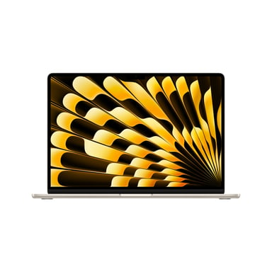 MacBook Air M3 (2024) 15.3', 512 Go 16 Go  Apple GPU 10, Lumière stellaire - Azerty