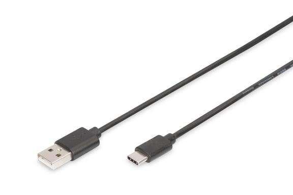 Cavo di collegamento USB Digitus, da tipo C ad A
