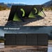ALLPOWERS SE200 de 200 W Panel solar , panel solar plegable con soporte ajustable, cargador solar impermeable IP68 de ETFE para central eléctrica.