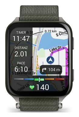 Garmin Venu X1 5,08 cm (2'') AMOLED Digital 448 x 486 Pixeles Pantalla táctil Gris Wifi GPS (satélite)