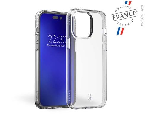 Coque Renforcée iPhone 14 Pro Max PULSE Origine France Garantie Garantie à vie Transparente - FR Force Case