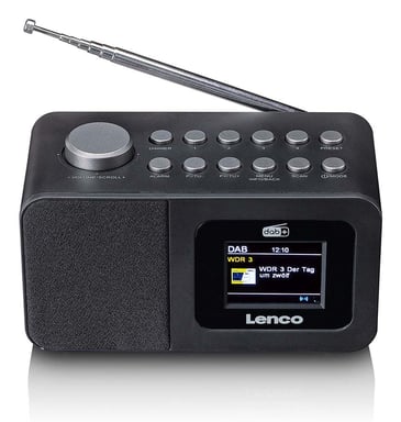 Radiosveglia Bluetooth/DAB+/FM modello CR-625 con schermo LCD e antenna