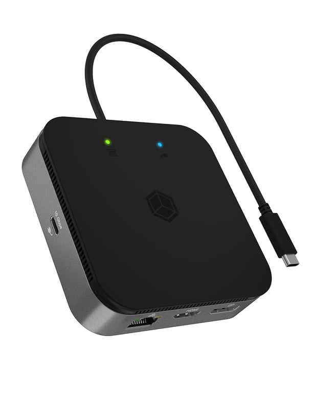 ICY BOX IB DK408 C41 Avec fil USB4 Neuf