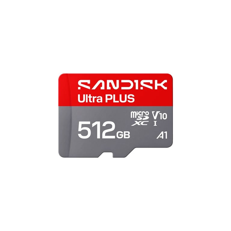 Carte UHS I microSDXC SANDISK Ultra PLUS jusqu''a 200 Mo/ en lecture video Full HD V10 U1 C10 A1 - vue 2