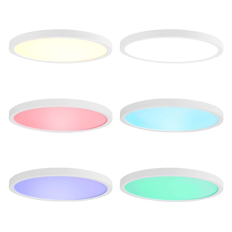 Plafonnier Intelligent Wi Fi RVB Rond SmartLife 1800lm IP20 Neuf - vue 3