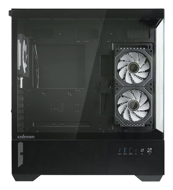 Boitier sans alimentation ZALMAN CHRONIX Moyen tour Format ATX - vue 3