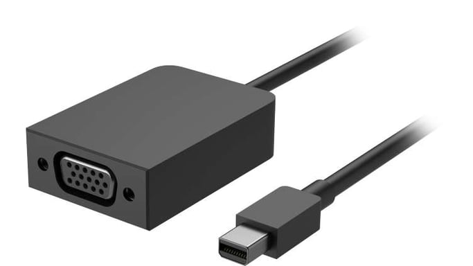 Microsoft Surface EJQ-00004 câble vidéo et adaptateur Mini DisplayPort VGA (D-Sub) Noir - Neuf