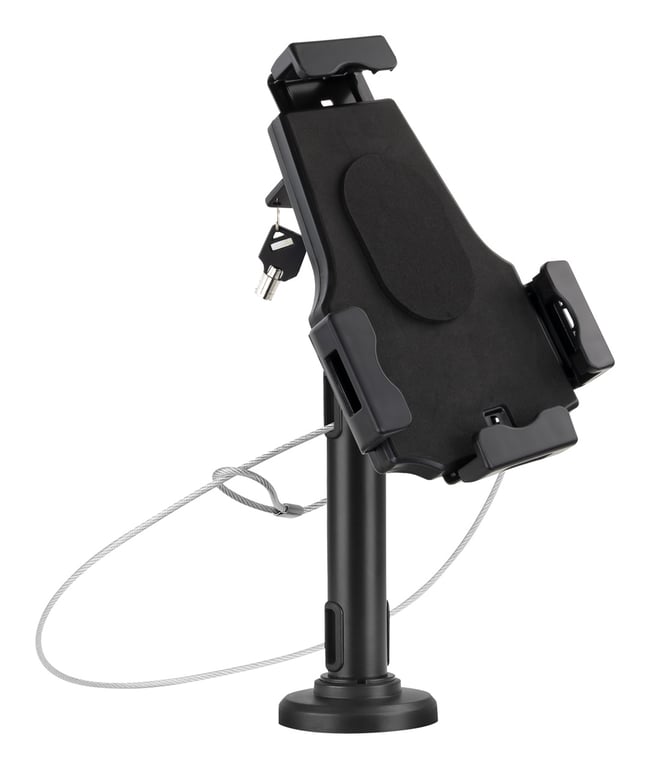 Soporte antirrobo tablet TooQ AISATV0432 mesa o pared acero universal - vue 2