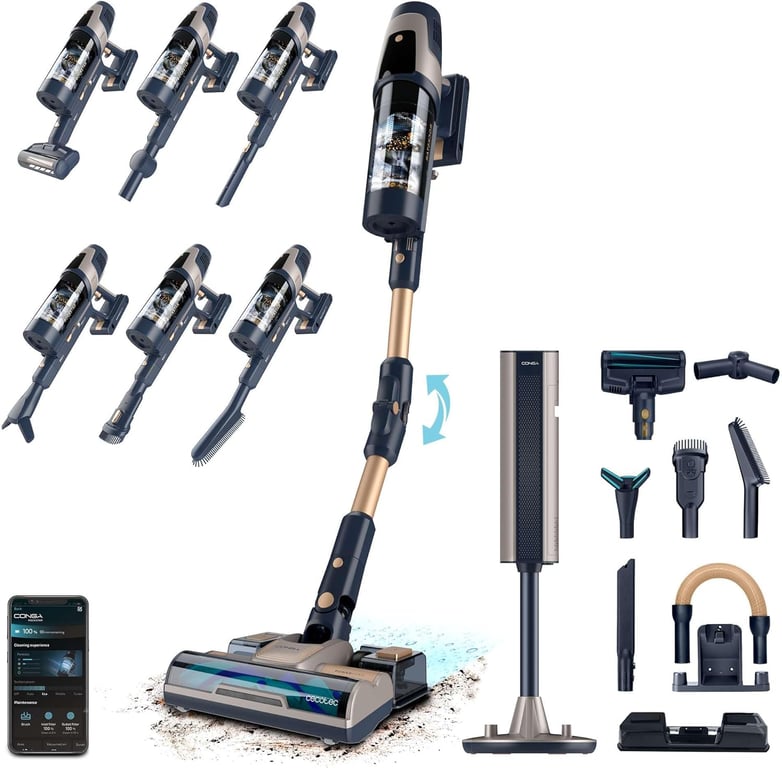 Aspirateur balai sans fil avec vidange automatique Neuf - vue 2