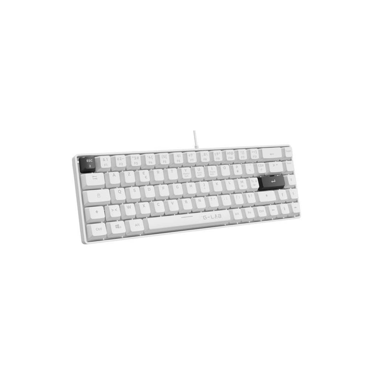 Clavier Gamer The G Lab KEYZ HYDROGEN 60% Format Compact Touches Filaire - vue 4