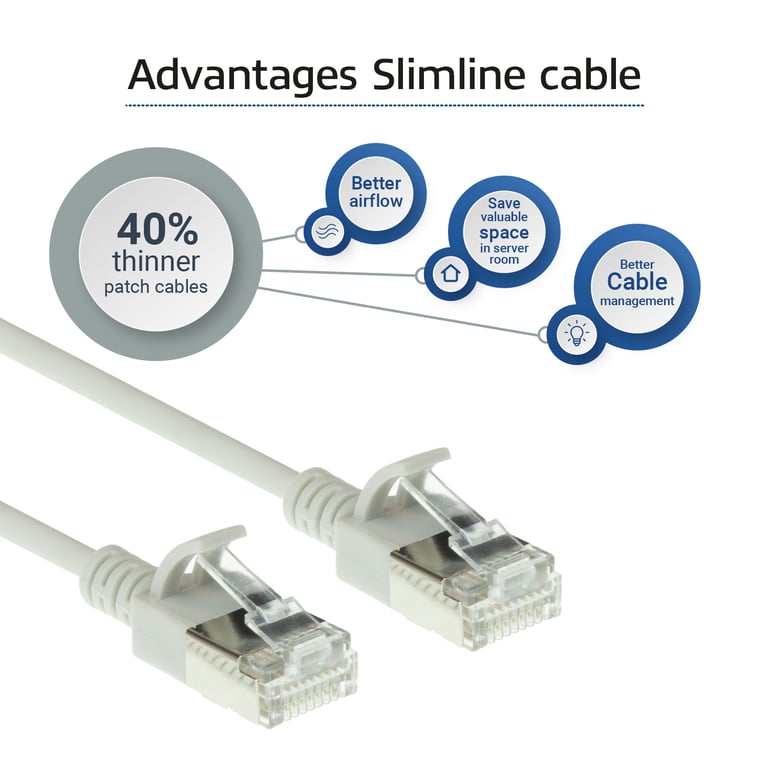 ACT DC7002 câble de réseau 2 Cat6a UFTP STP - vue 4
