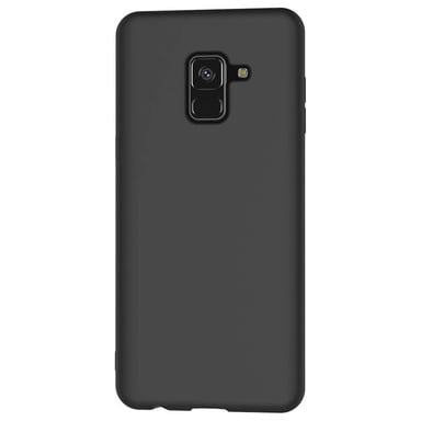 MW Funda para Galaxy A8 2018 TPU POLYGAB Negro