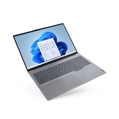 Lenovo ThinkBook 16 G6 IRL Intel® Core™ i5 i5-13420H Ordinateur portable 40,6 cm (16'') WUXGA 16 Go DDR5-SDRAM 512 Go SSD Wi-Fi 6 (802.11ax) Windows 11 Pro Belge Gris