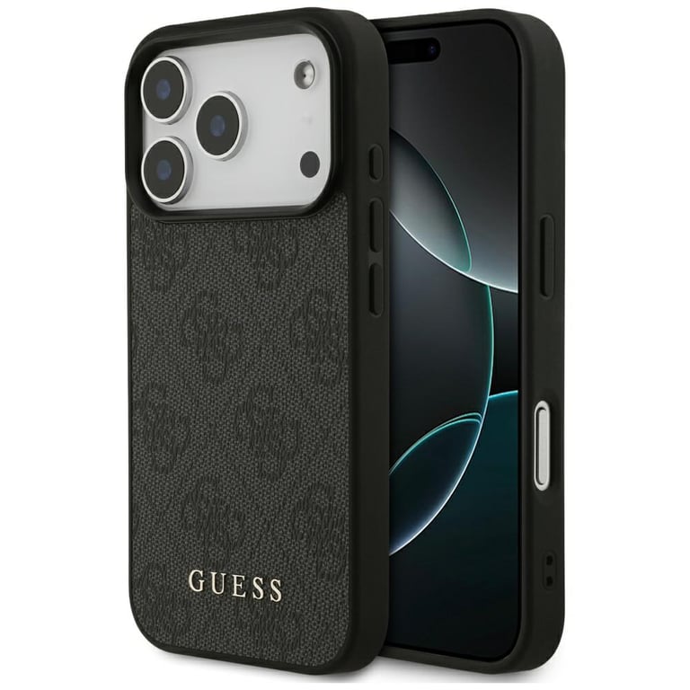 Étui Guess 4G Classic pour iPhone 17 Pro noir - Neuf