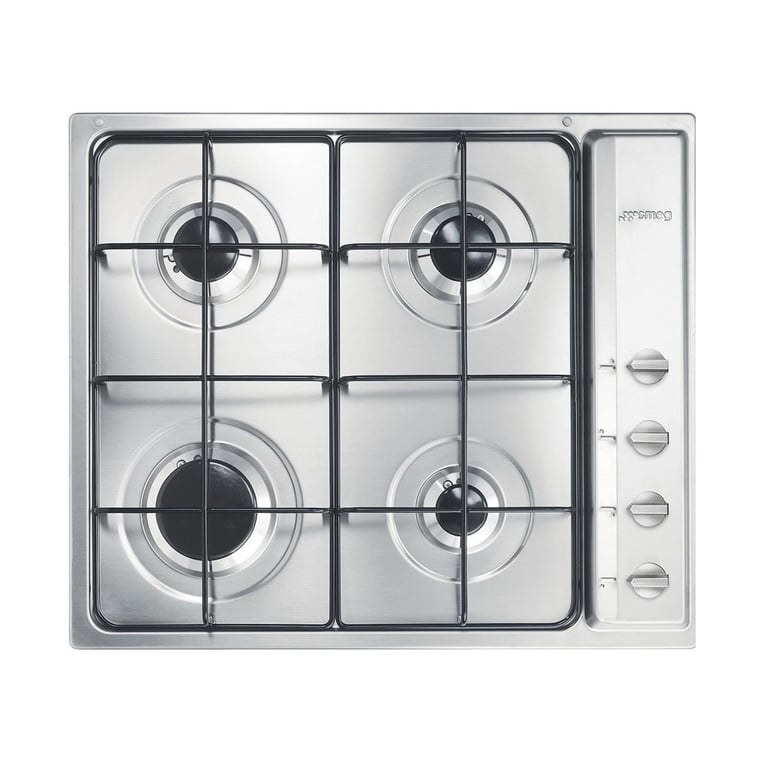 Plaque De Cuisson Gaz Smeg S64S – 4 Brûleurs, Allumage Intégré, Sécurité Thermocouple - vue 2