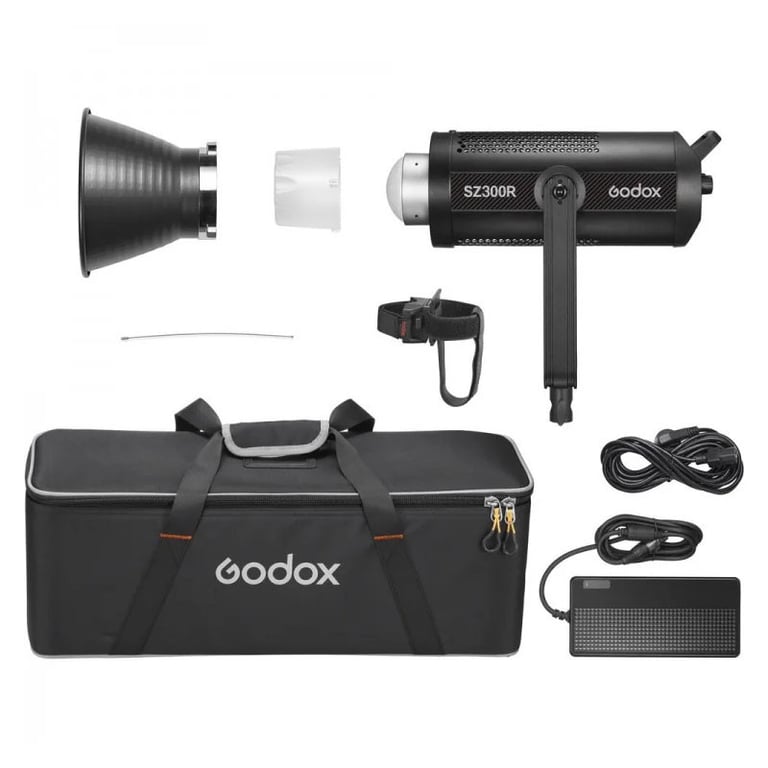 GODOX SZ300R Torche LED rgb zoom - vue 3