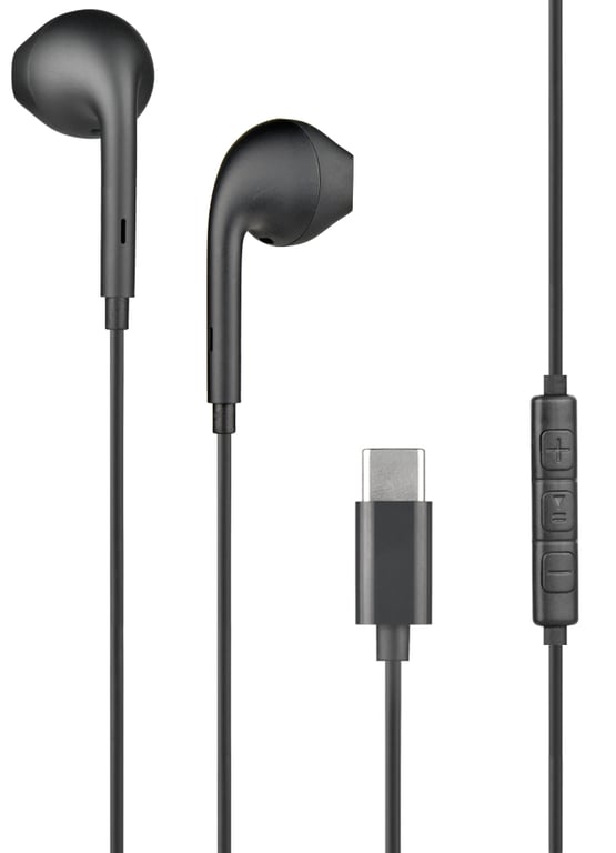 Écouteurs Bigben Connected KPBOUTONUSBCRW – Filaire USB-C avec Micro