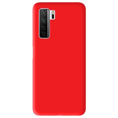 Coque silicone unie Mat Rouge compatible Huawei P40 Lite 5G
