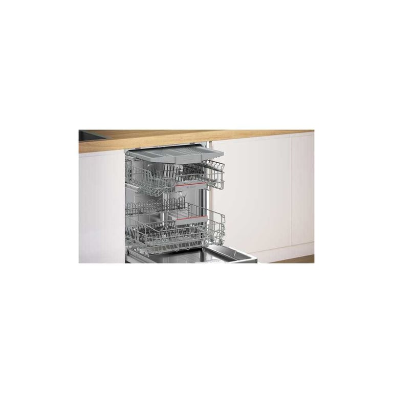 Bosch Lave vaisselle encastrable avec bandeau 60 cmc. Home connect. 42 db. 14 couverts. 6 programmes. 5 options. Acier brossé anti traces. Tiroir à couverts smi4hcs07e - vue 5