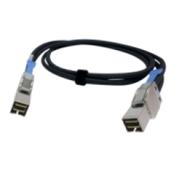 QNAP CAB-SAS05M-8644 câble Serial Attached SCSI (SAS) 0,5 m Noir - Neuf