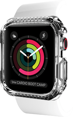 Itskins Estuche para Apple Watch Series 4 40mm Semi-Rígido Spectrum Clear Transparente
