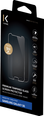 Protection d'écran premium en verre trempé pour Samsung Galaxy S6, Transparent