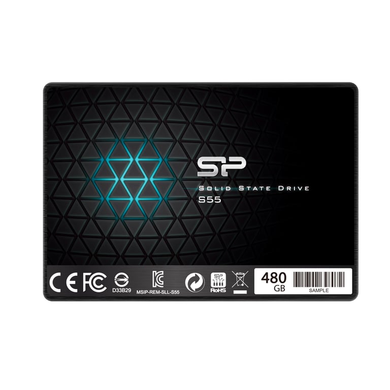 Silicon Power Slim S55 480GB disques SSD Série ATA III 2.5&quot - vue 2
