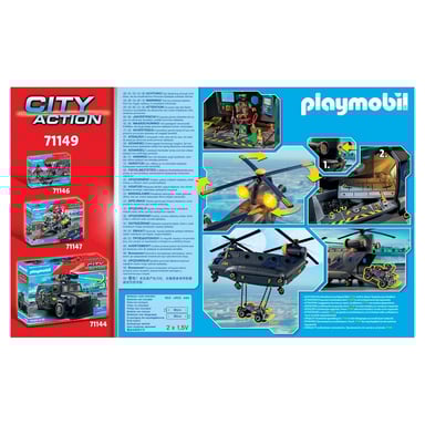 Playmobil 71149 Fuerzas Especiales - Helicoptero Banana