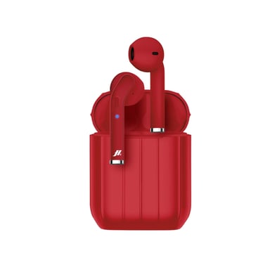 SBS MHTWSSTYLEBTR Cuffia wireless per chiamate/musica Micro-USB Bluetooth Rosso