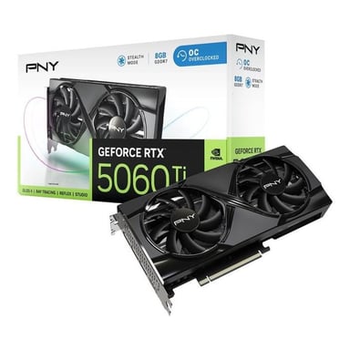 Carte graphique - GeForce RTX™ 5060 Ti - 8GB - Overclocked Dual Fan DLSS 4