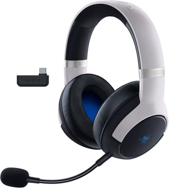 Razer Kaira Pro for PlayStation Auriculares Inalámbrico Diadema Juego USB Tipo C Bluetooth Blanco