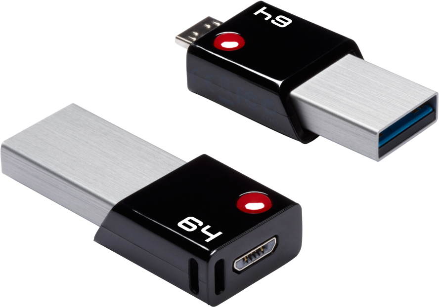 Emtec Mobile & Go lecteur USB flash USB Type A / Micro USB 3.2 Gen 1 3.1 Gen 1 Neuf - vue 2