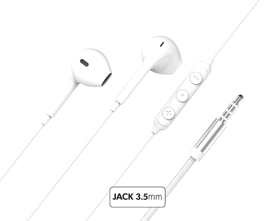 Ecouteurs avec fil Force Play KP Bouton Jack 3.5mm - vue 4