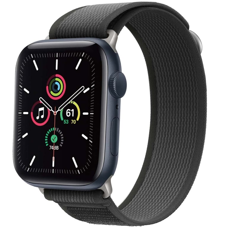 imoshion Bracelet en nylon Trail pour Apple Watch Series 1 á 10 / SE / Ultra 2 44454649 mm Starlight Neuf - vue 4