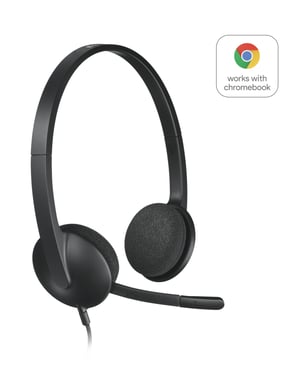 Logitech H340 Auriculares USB para ordenador Con audio digital