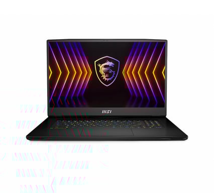 MSI Gaming GT77 12UGS-043FR Titan i7-12800HX Ordinateur portable 43,9 cm (17.3'') 4K Ultra HD Intel® Core™ i7 32 Go DDR5-SDRAM 4 To SSD NVIDIA GeForce RTX 3070 Ti Wi-Fi 6E (802.11ax) Windows 11 Pro Noir