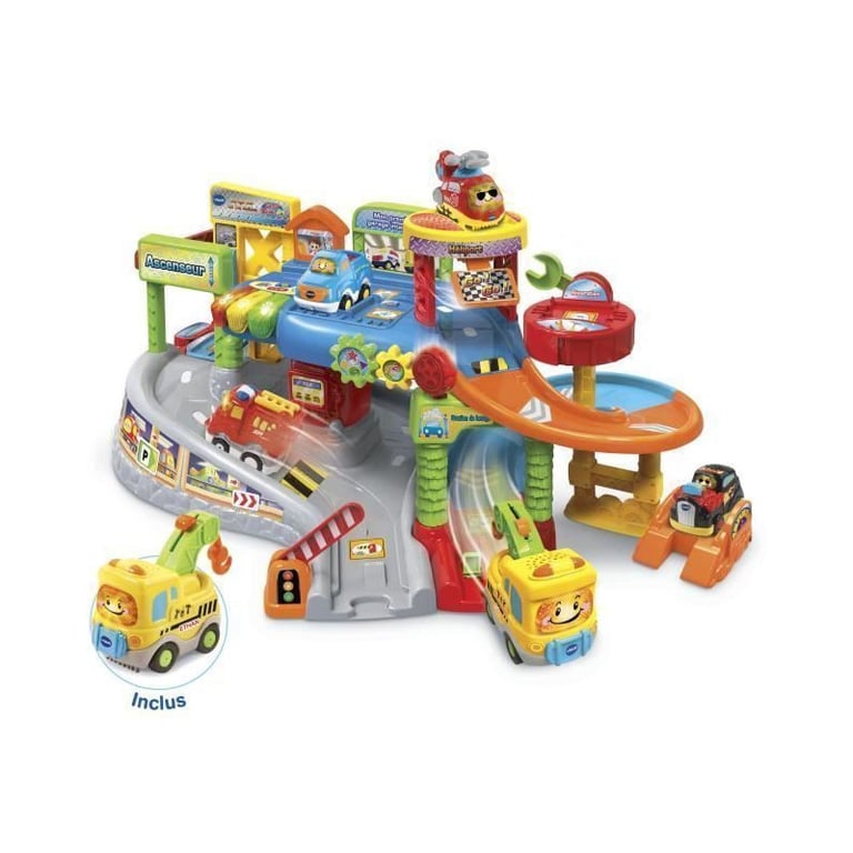 VTech Tut Tut Bolides Globetrotter Super Set avec Bus Globe Trotteur Multilingue Circuit Voitures 6 Zones Magiques Cadeau Enfant de à Contenu en 6 Langues - vue 2