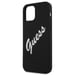 Custodia Guess per iPhone 12 mini 5,4'' in silicone nero/bianco vintage